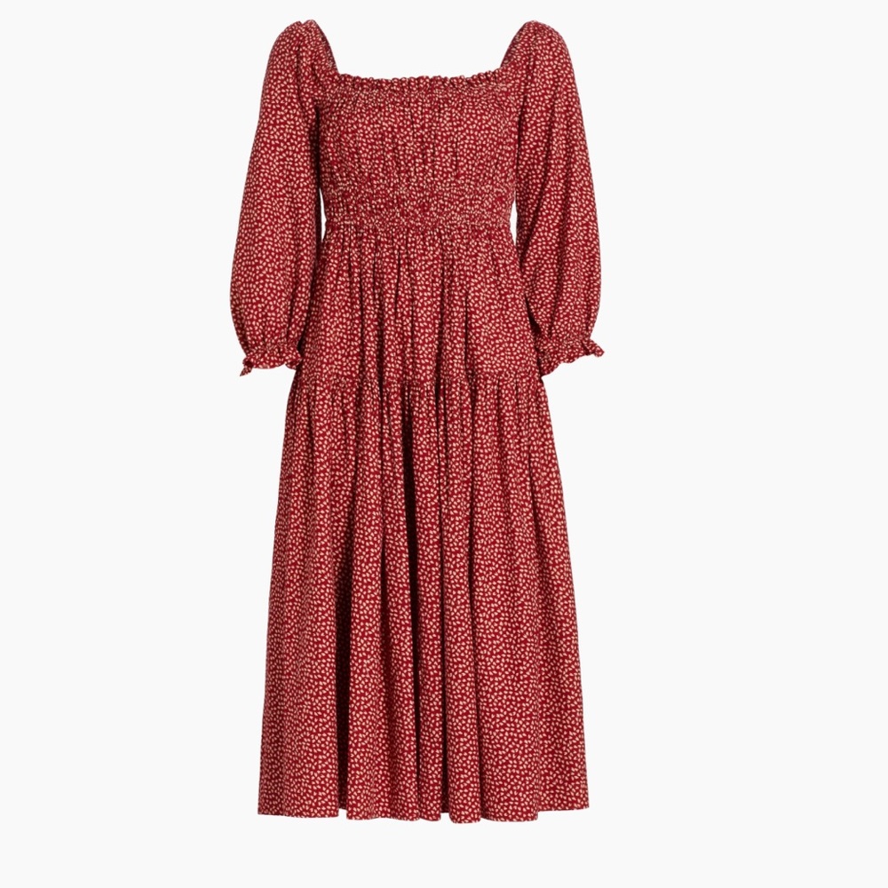 The Great Reunion Printed Midi Dress